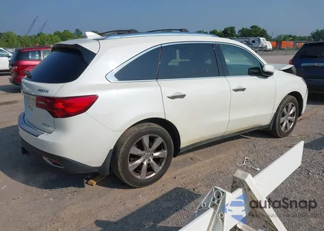 2016 Acura Mdx Advance из США, поврежденный, VIN 5FRYD4H96GB057234